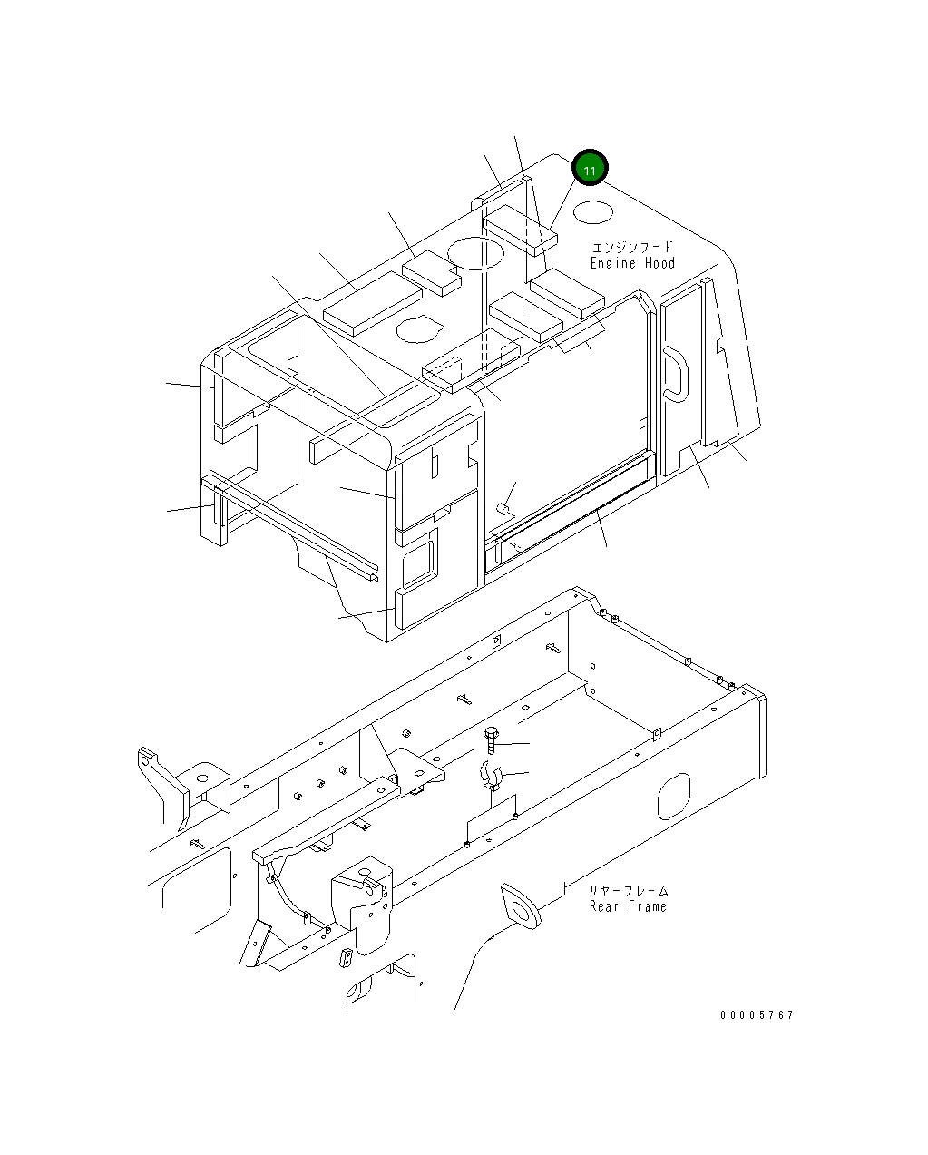 Лист 418-Z97-2430 Komatsu