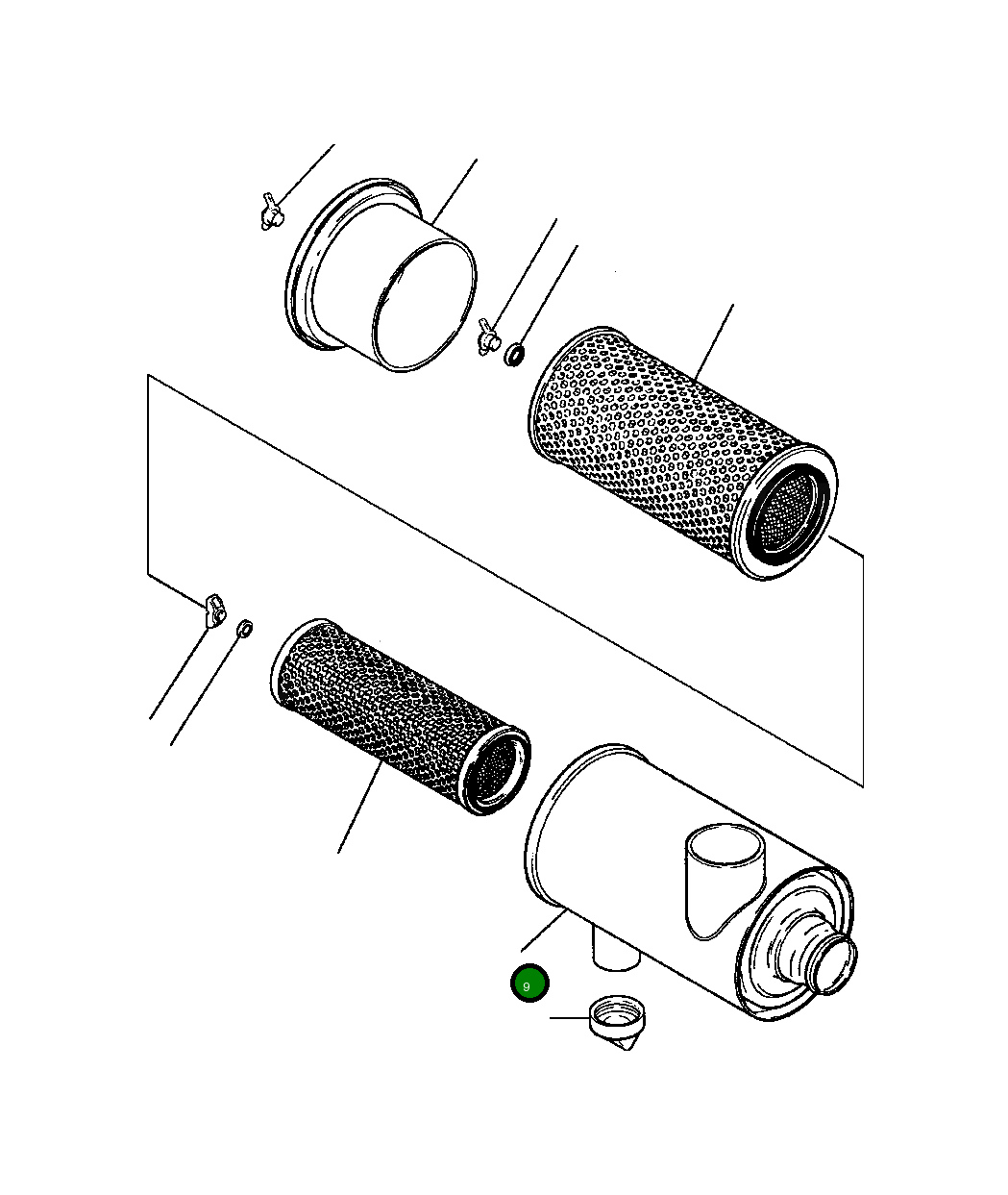 Корпус 1439 615 H1 Komatsu
