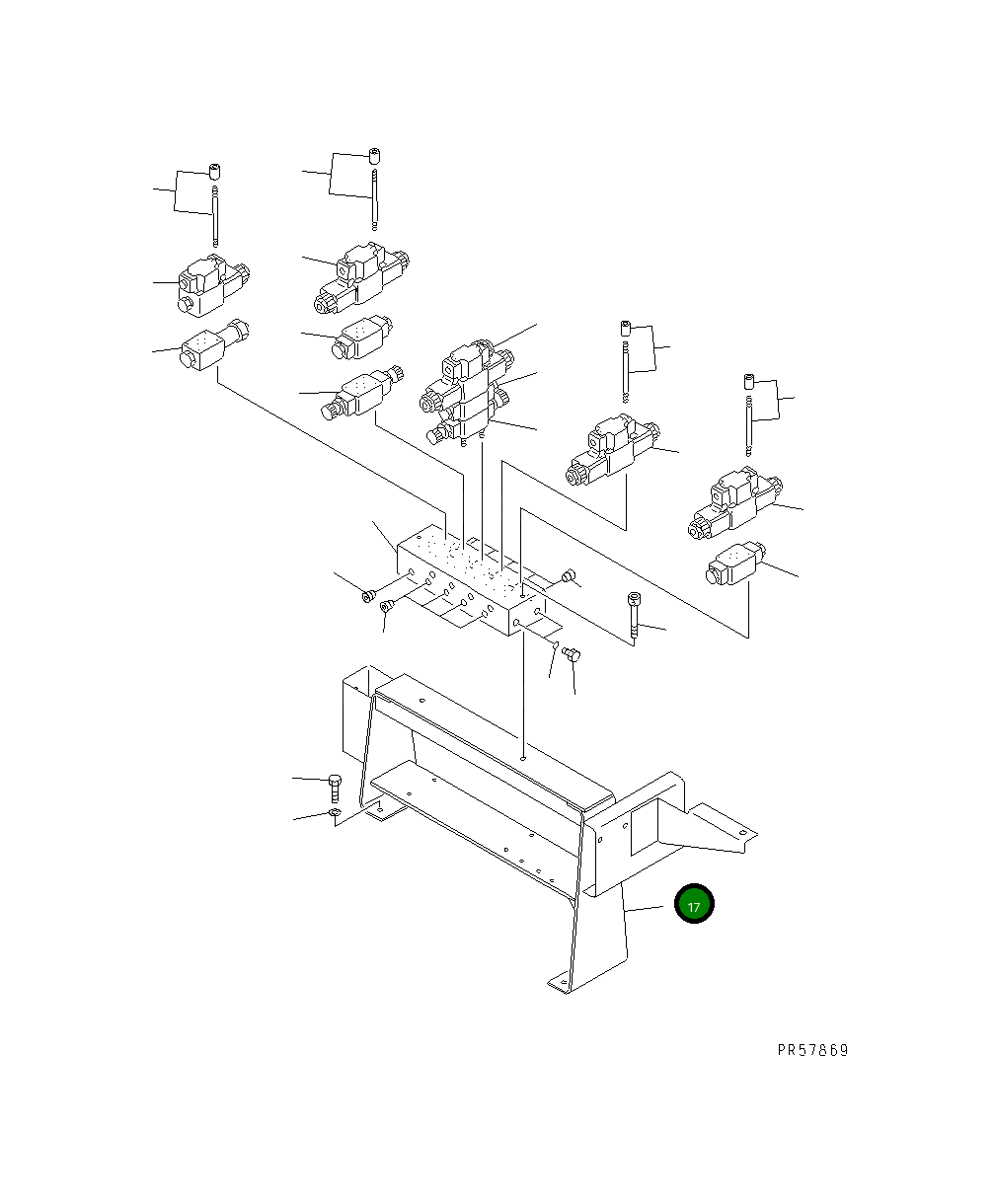 Основание 26A-60-18110 Komatsu