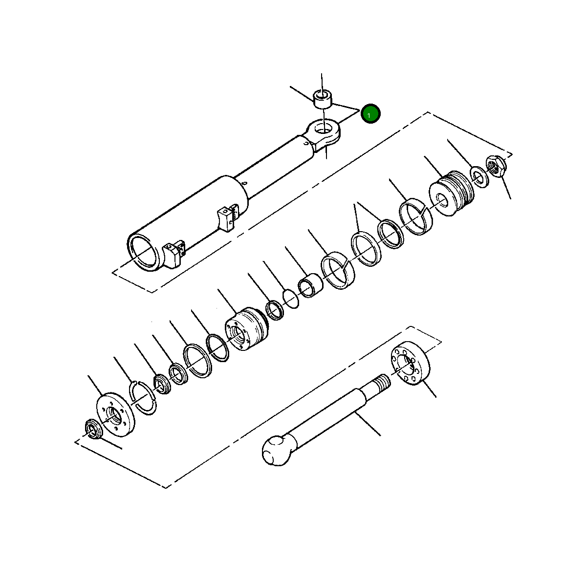Корпус цилиндра, в сборе 731 517 C91 Komatsu