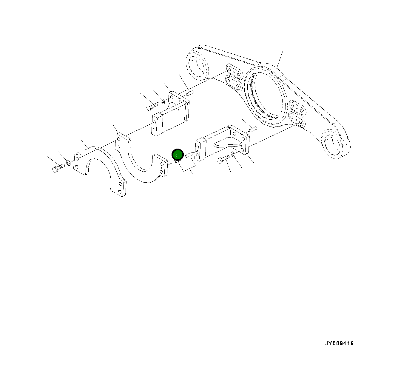 Кронштейн 561-89-82141 Komatsu