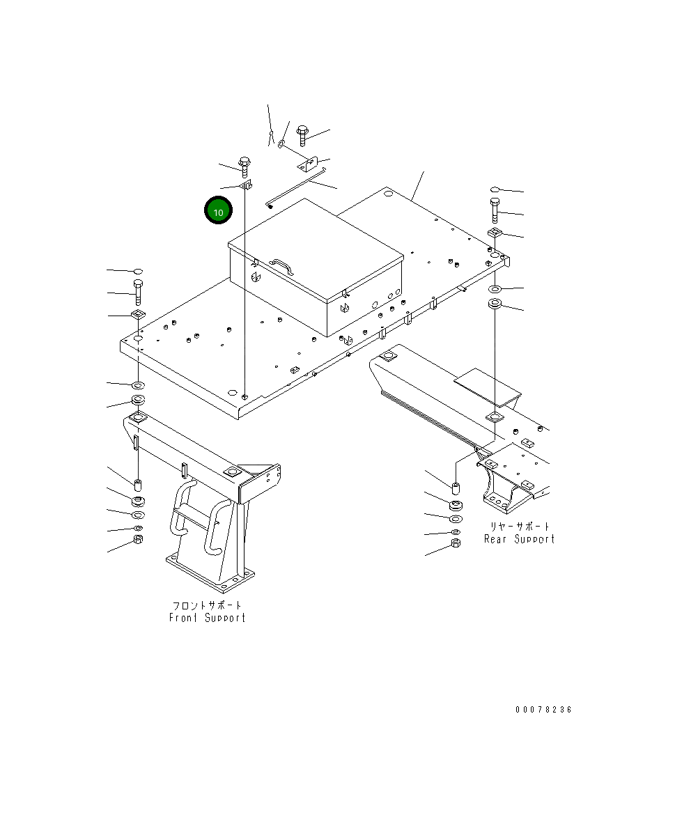 Кронштейн 567-54-41261 Komatsu