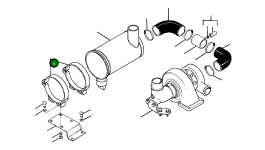 Лента очистителя воздуха 1232 703 H91 Komatsu