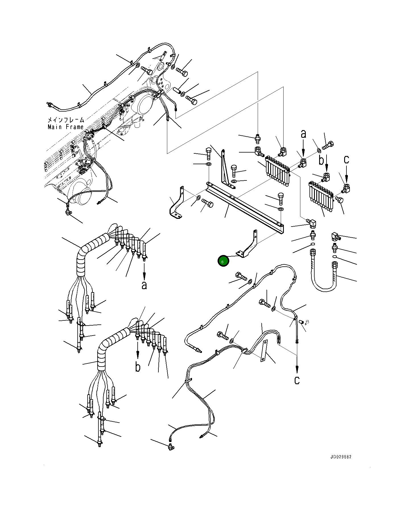 Кронштейн 561-95-83161 Komatsu