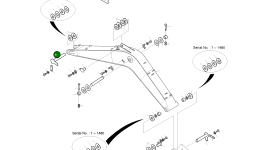 Палец 2123-1935A Komatsu