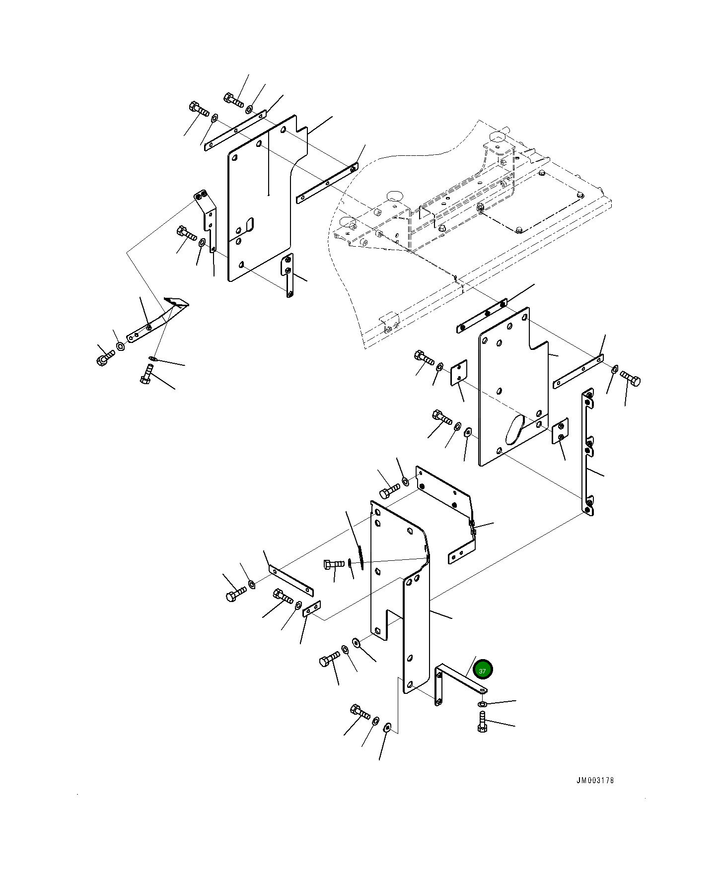 Кронштейн 561-89-88580 Komatsu