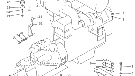 Кронштейн 235-01-11210 Komatsu