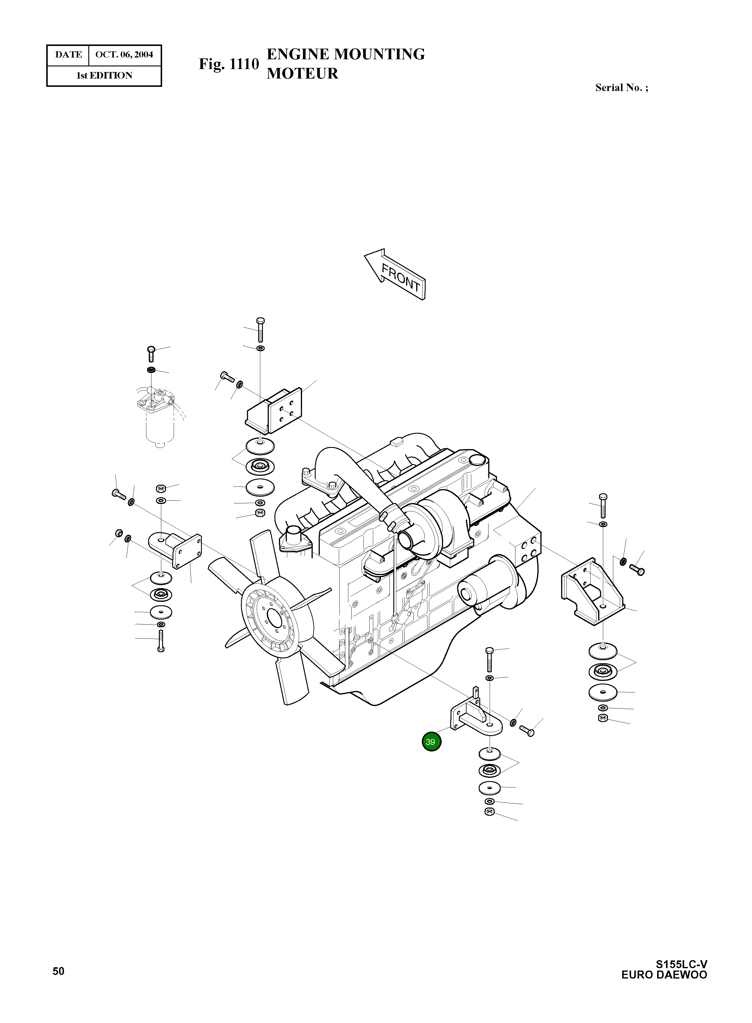 Кронштейн 195-02581 Komatsu