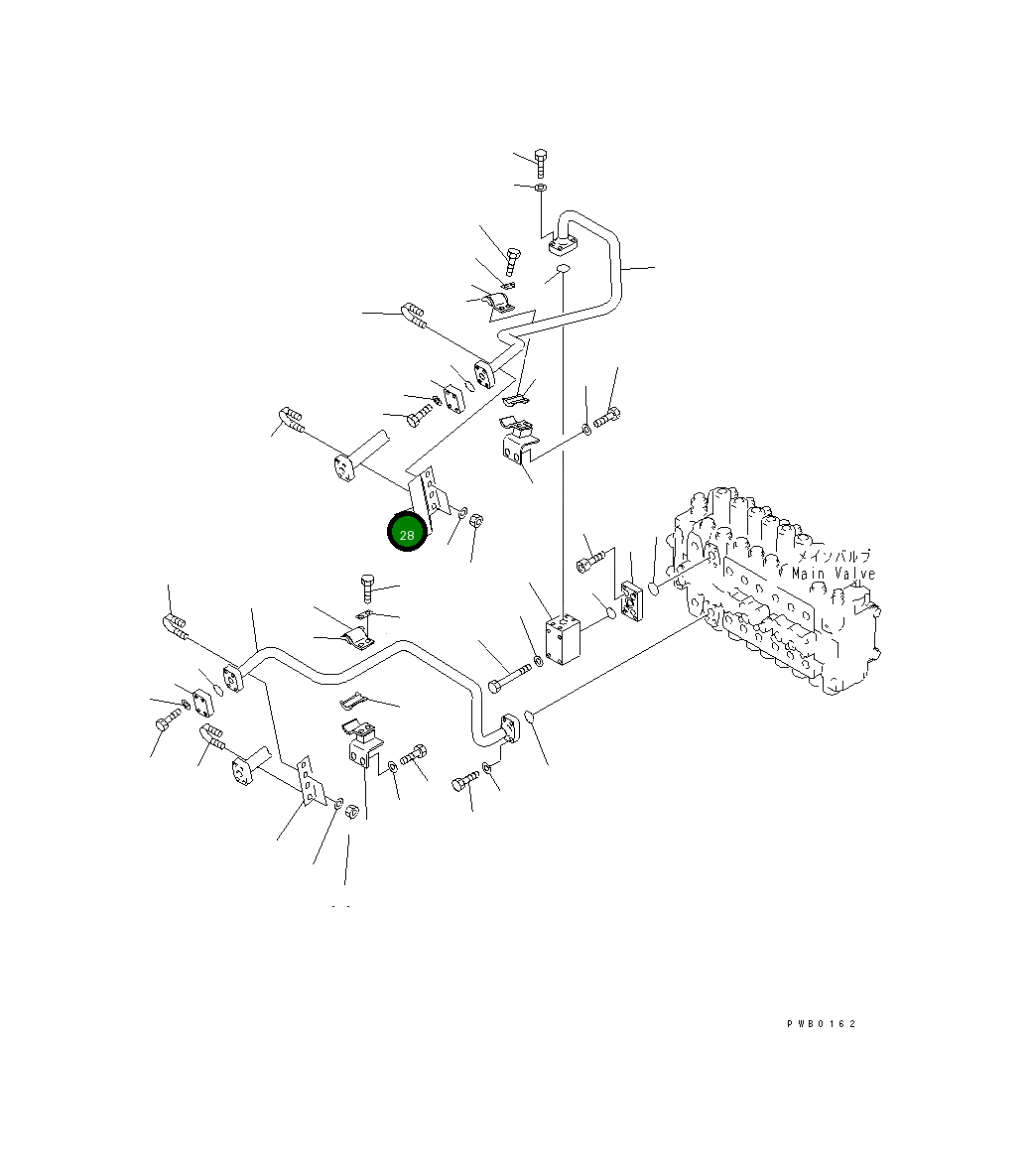 Кронштейн 20Y-970-6130 Komatsu
