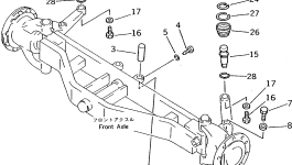 Палец 23C-27-11540 Komatsu