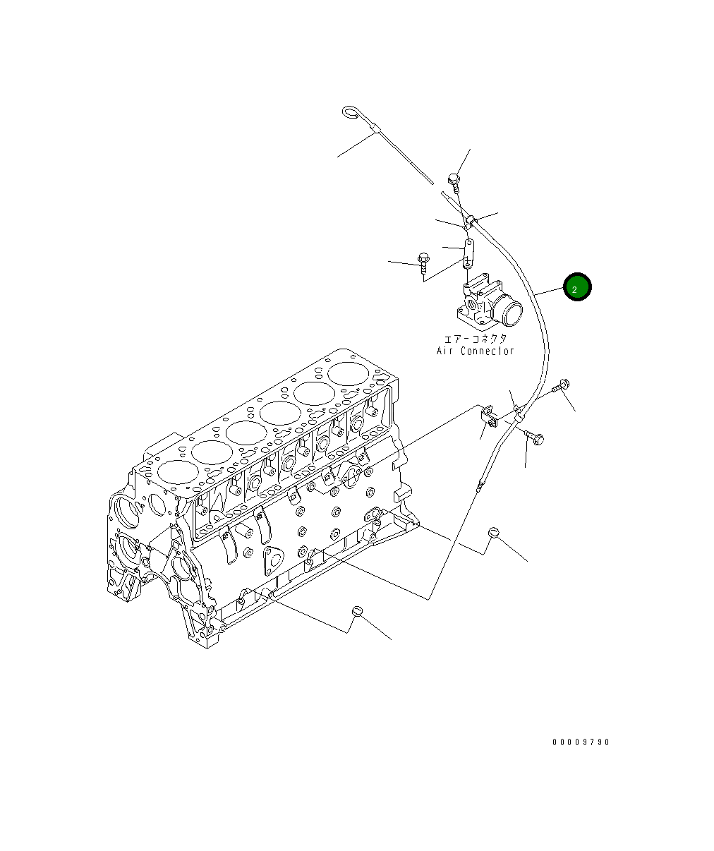 Направляющая 6732-21-5491 Komatsu