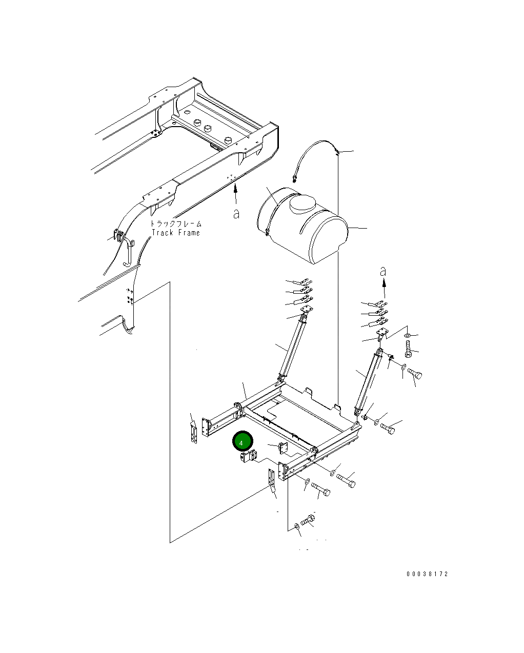 Кронштейн 8240-79-1181 Komatsu
