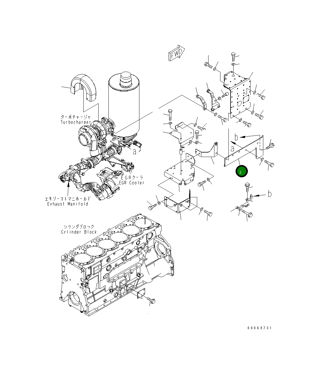 Кронштейн 6251-11-6590 Komatsu