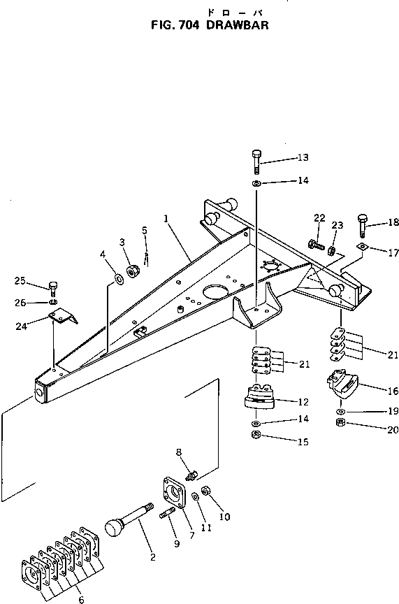 Направляющая 238-70-11131 Komatsu