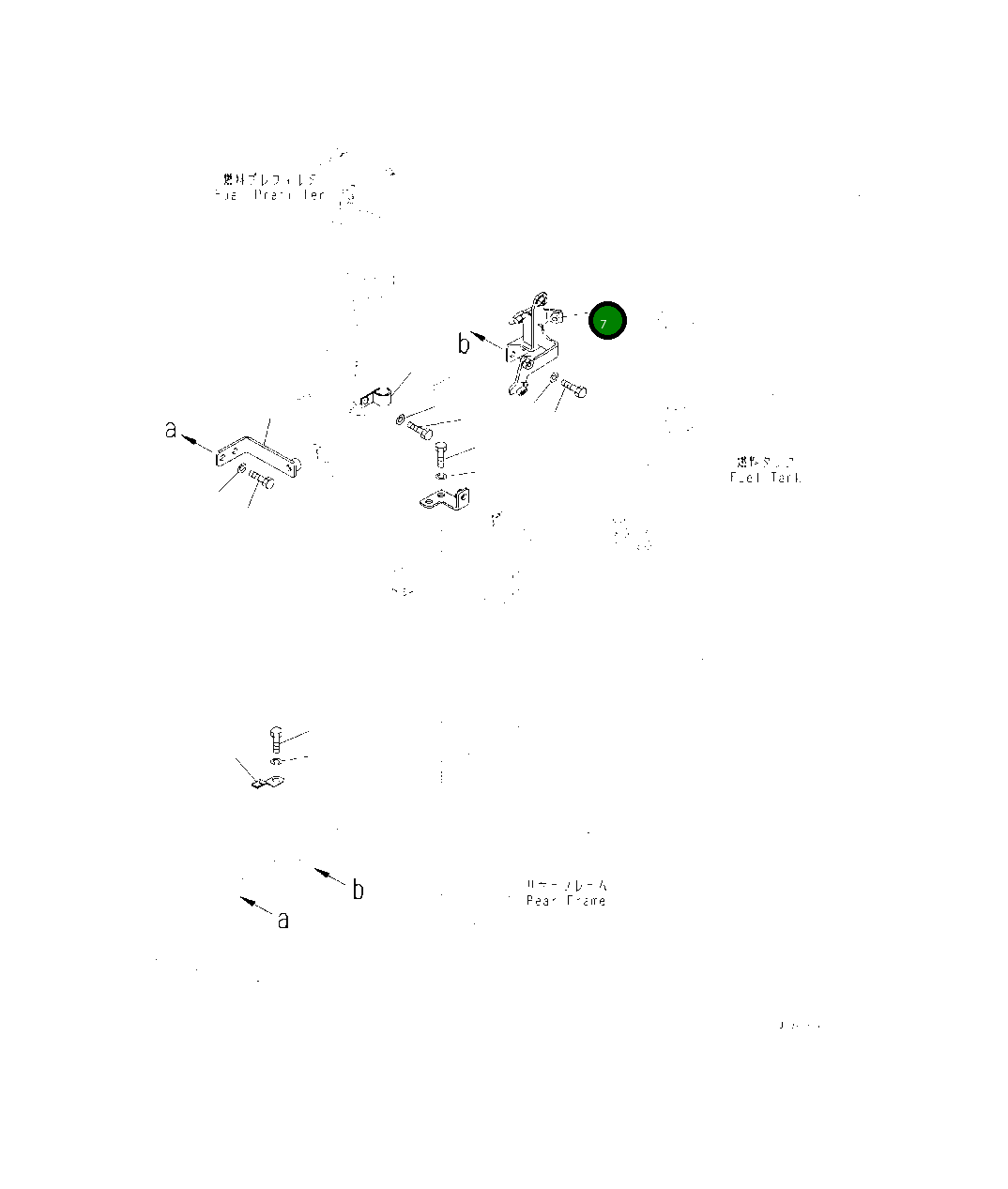 Кронштейн 419-04-61461 Komatsu