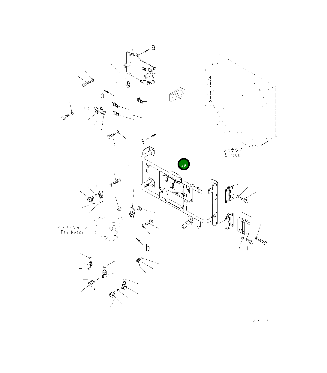 Кронштейн 418-03-52510 Komatsu