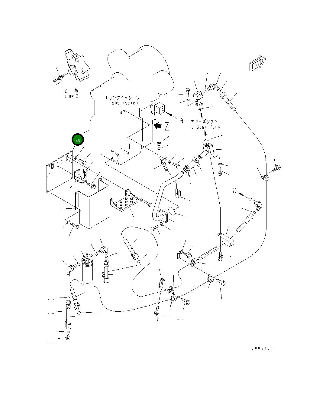 Кронштейн 23B-16-41171 Komatsu