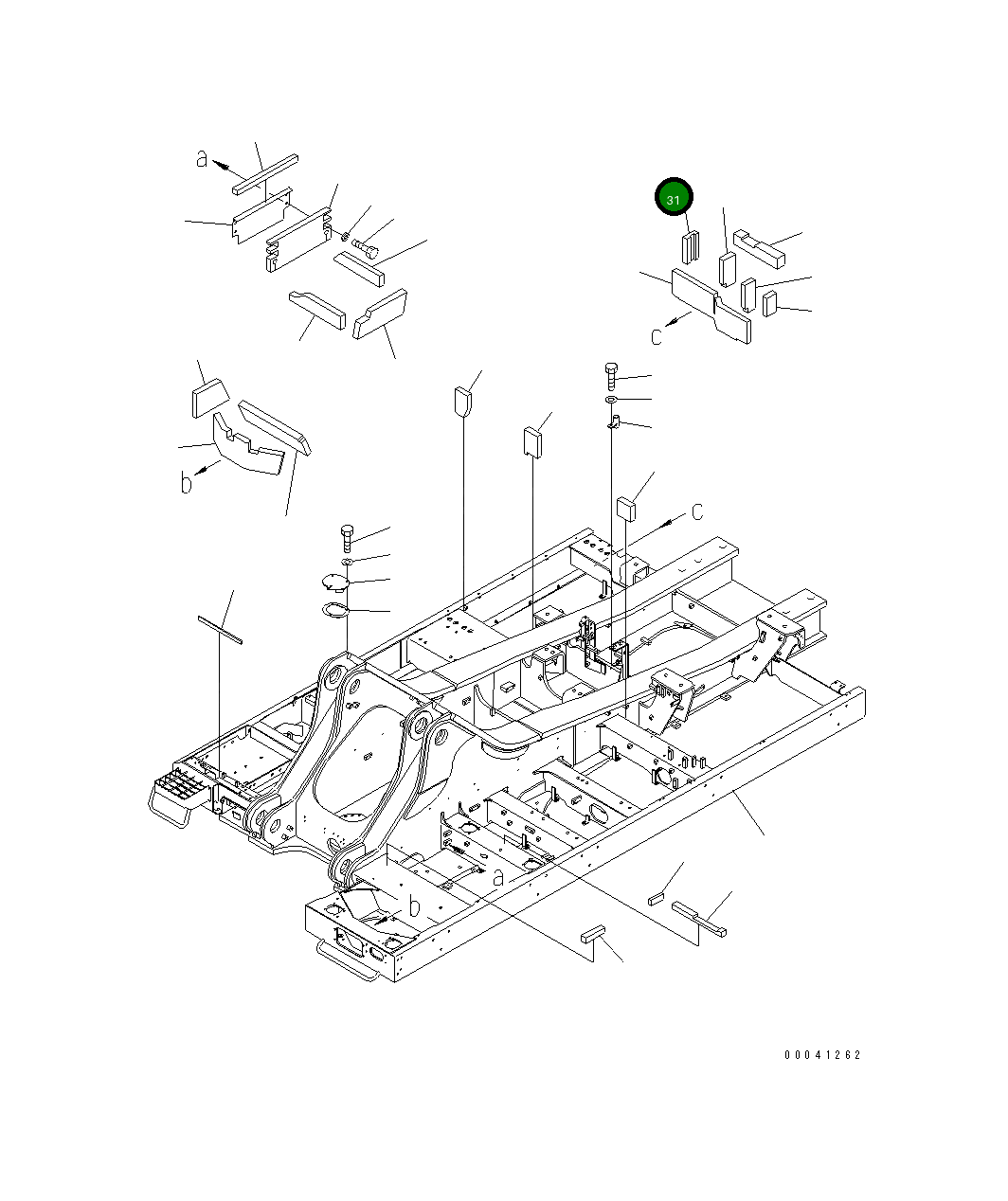 Лист 209-46-41840 Komatsu