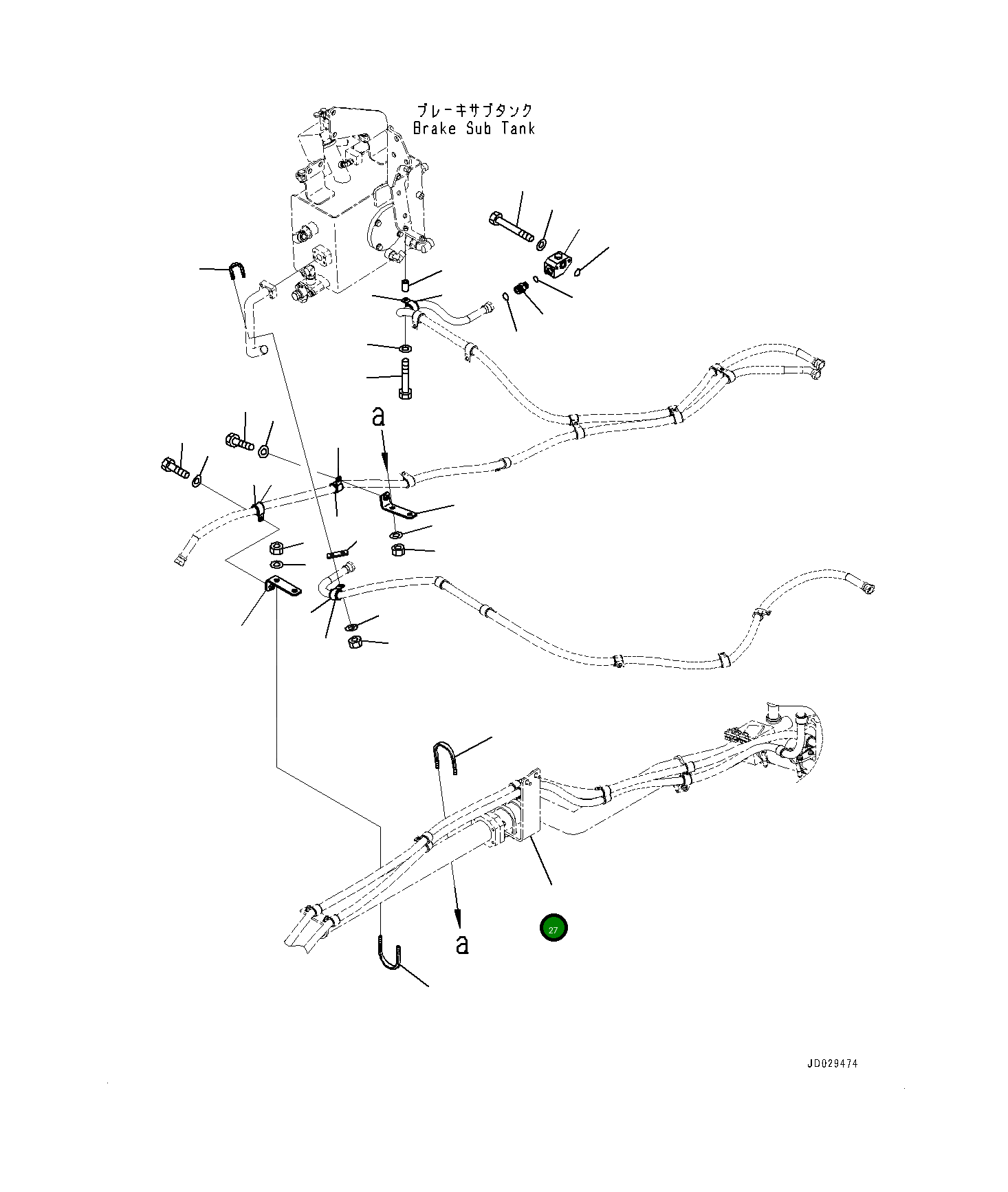 Кронштейн 561-61-85471 Komatsu