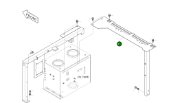 Опора 195-00016A Komatsu