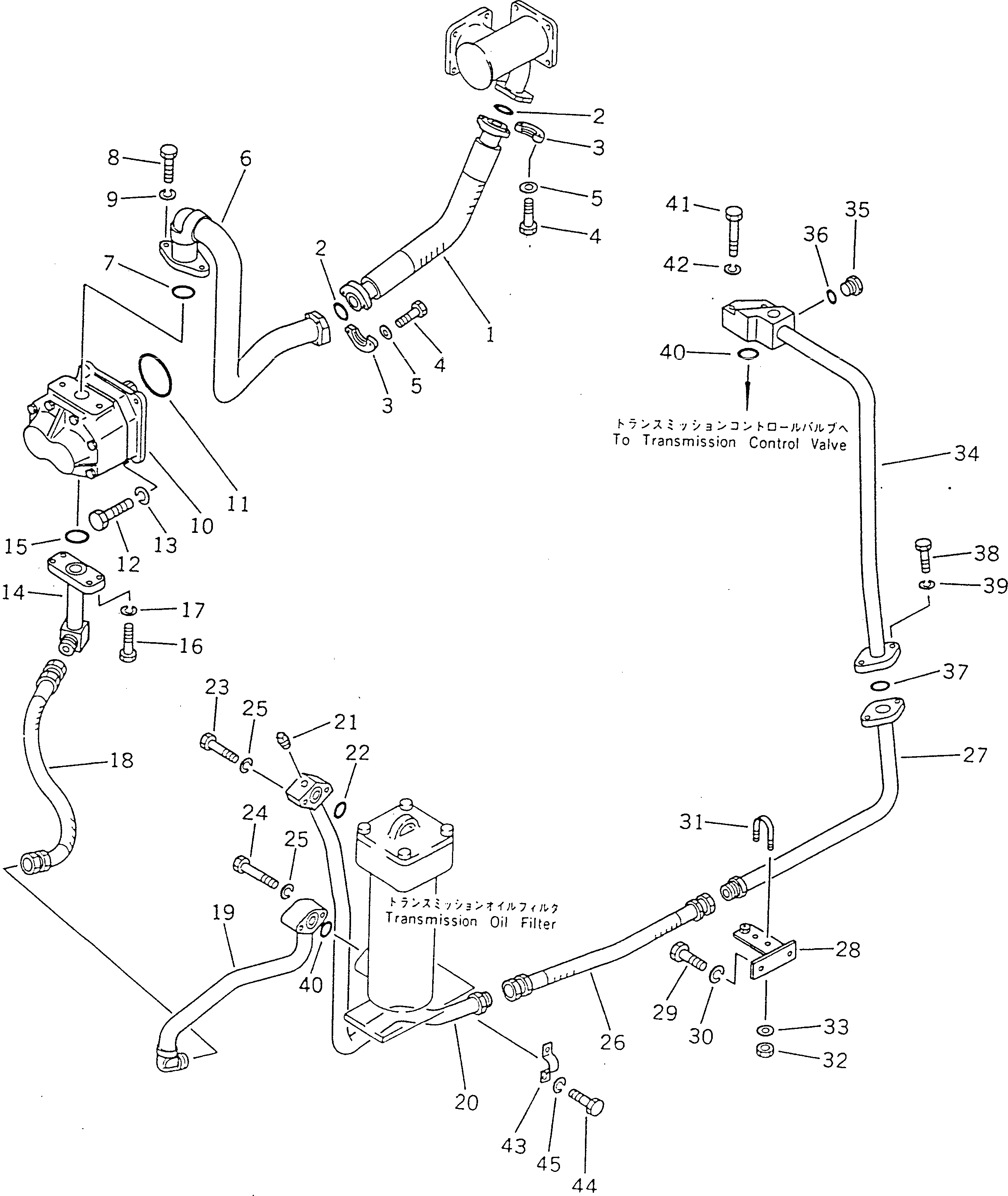 Шланг 195-49-12780 Komatsu