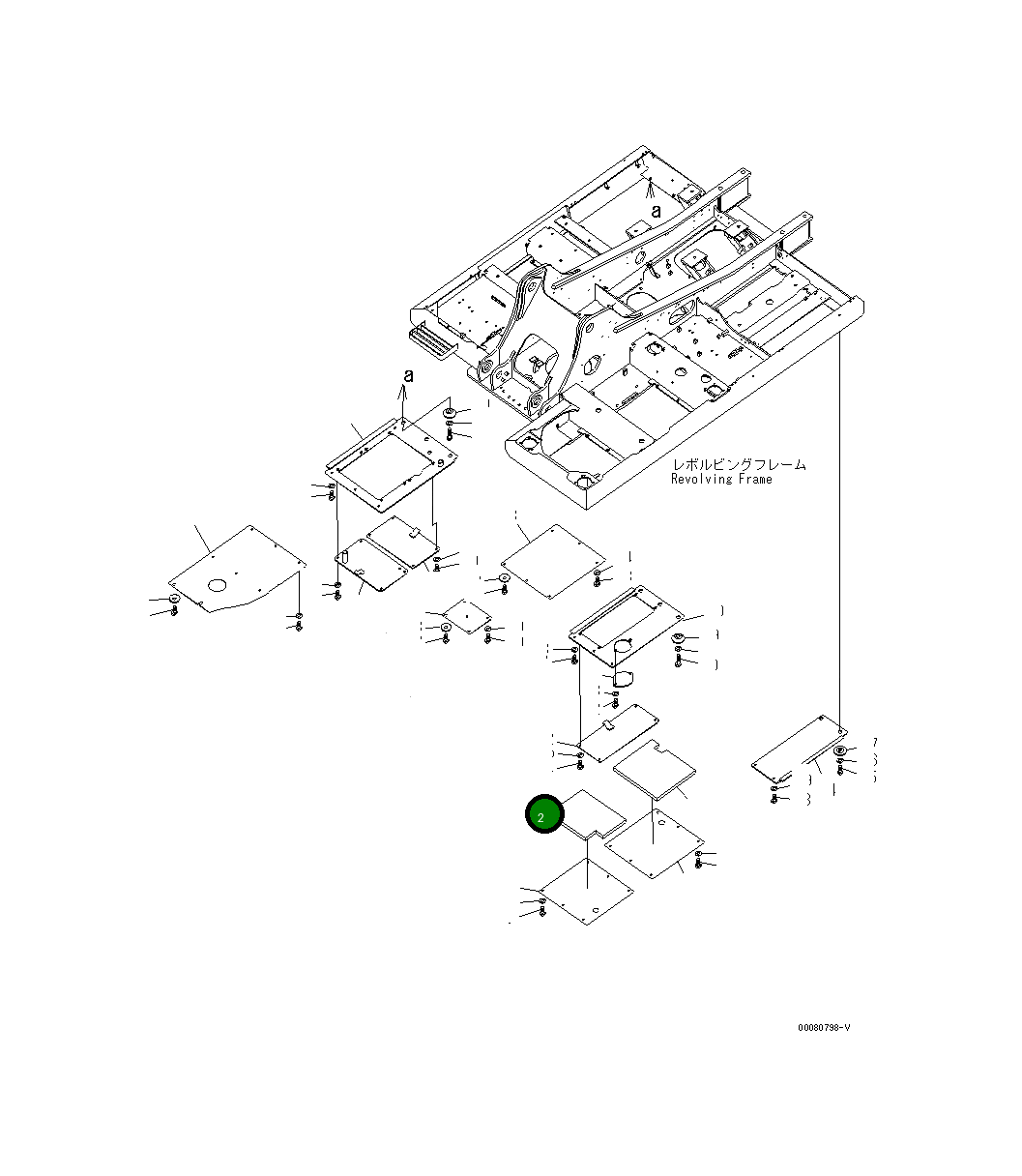 Лист 205-54-31470 Komatsu