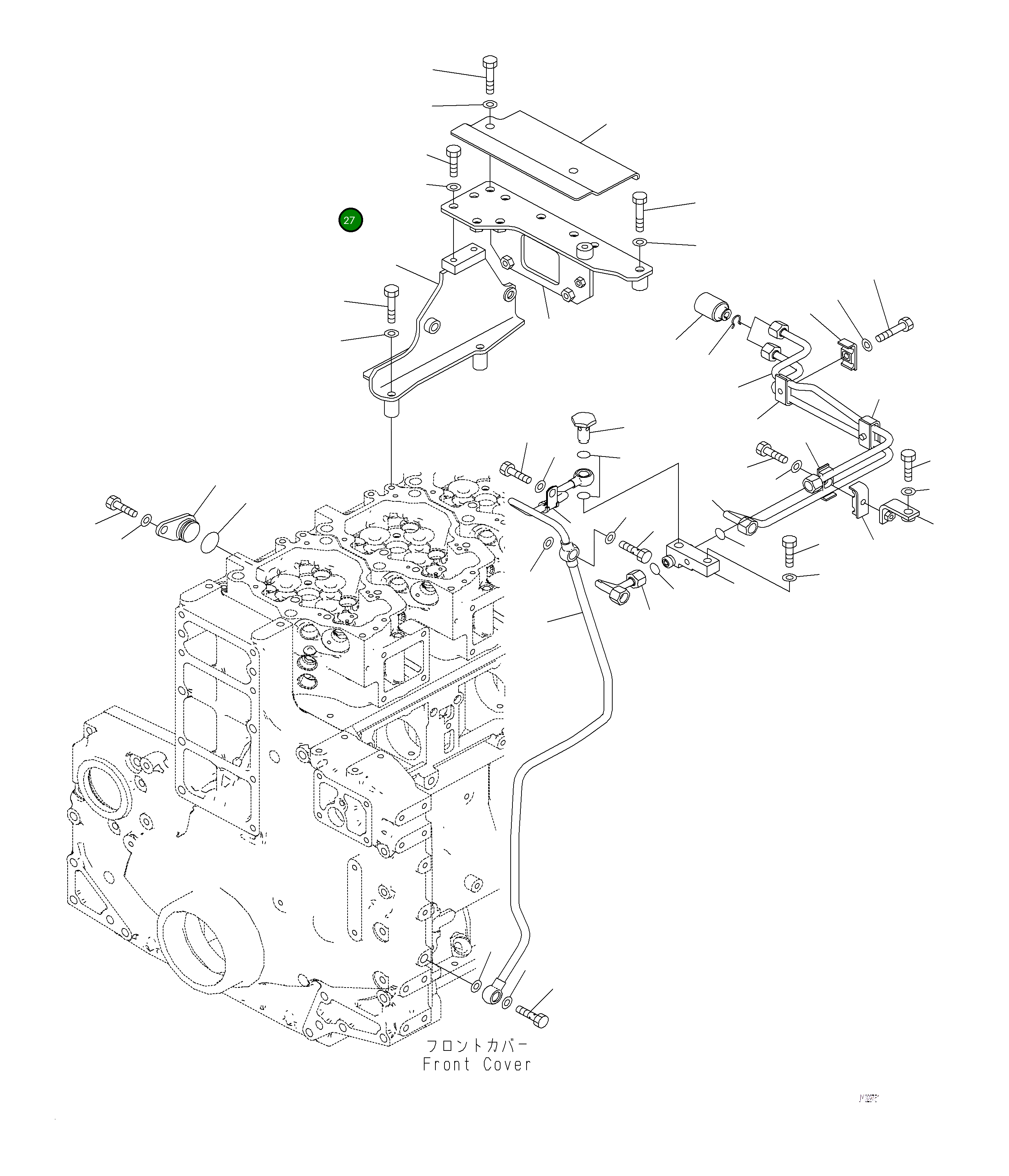 Кронштейн 6262-51-8240 Komatsu
