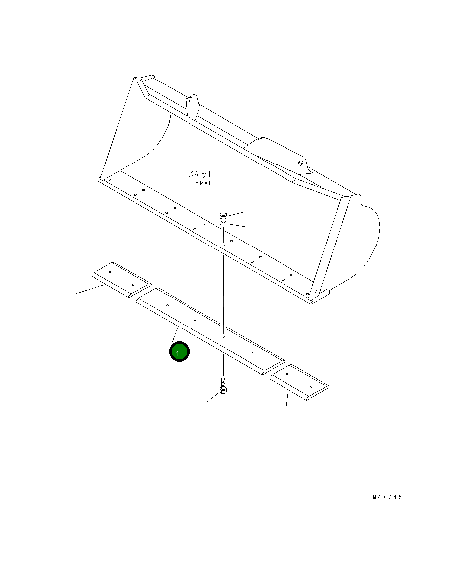 Кромка 416-815-1310 Komatsu