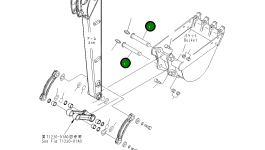 Палец 21X-70-34120 Komatsu