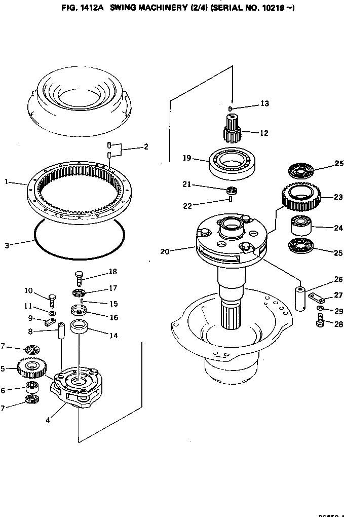 Палец 21T-26-11241 Komatsu