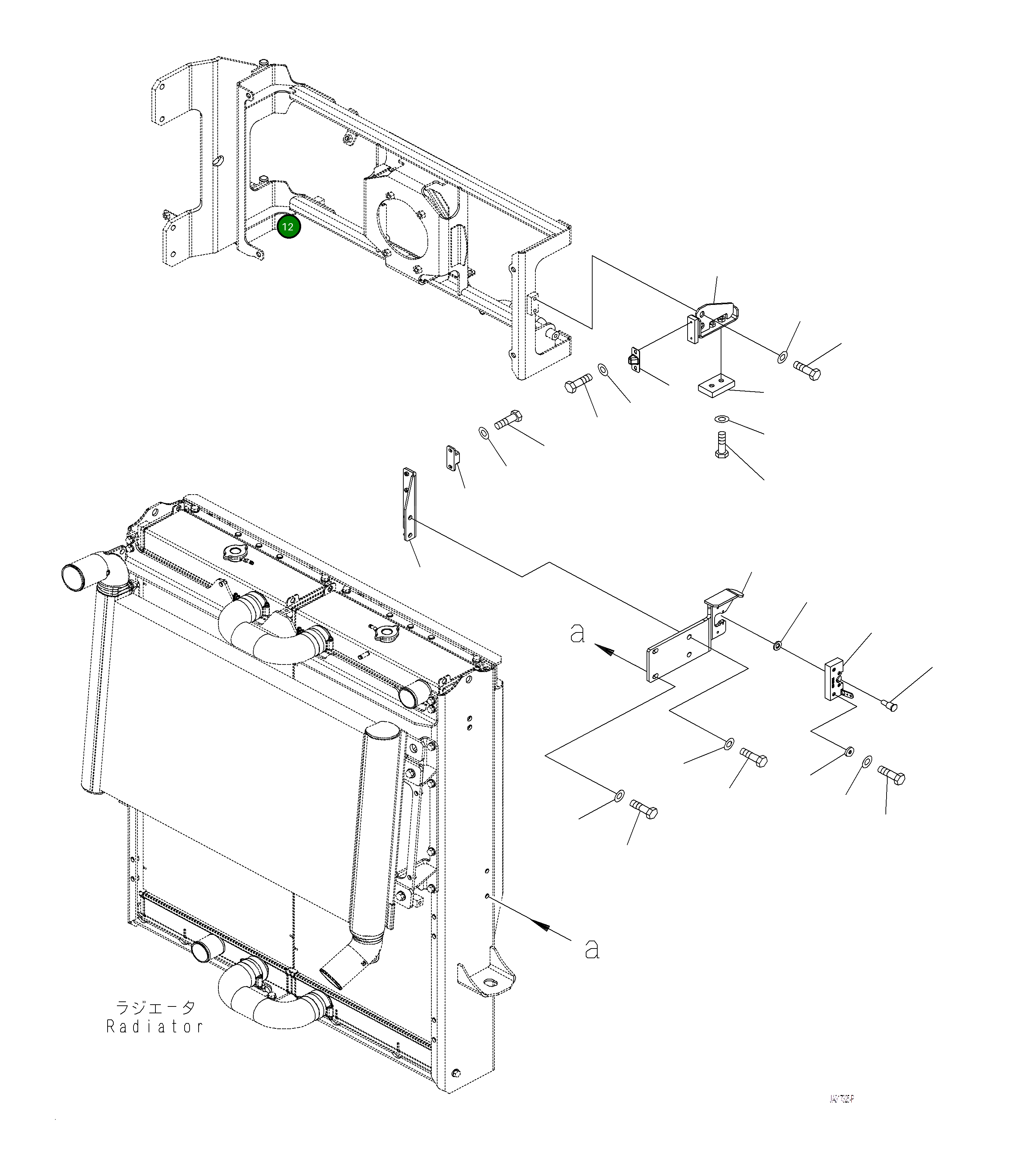 Кронштейн 421-03-52320 Komatsu