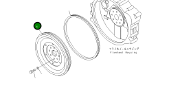 Маховик 6732-31-4310 Komatsu