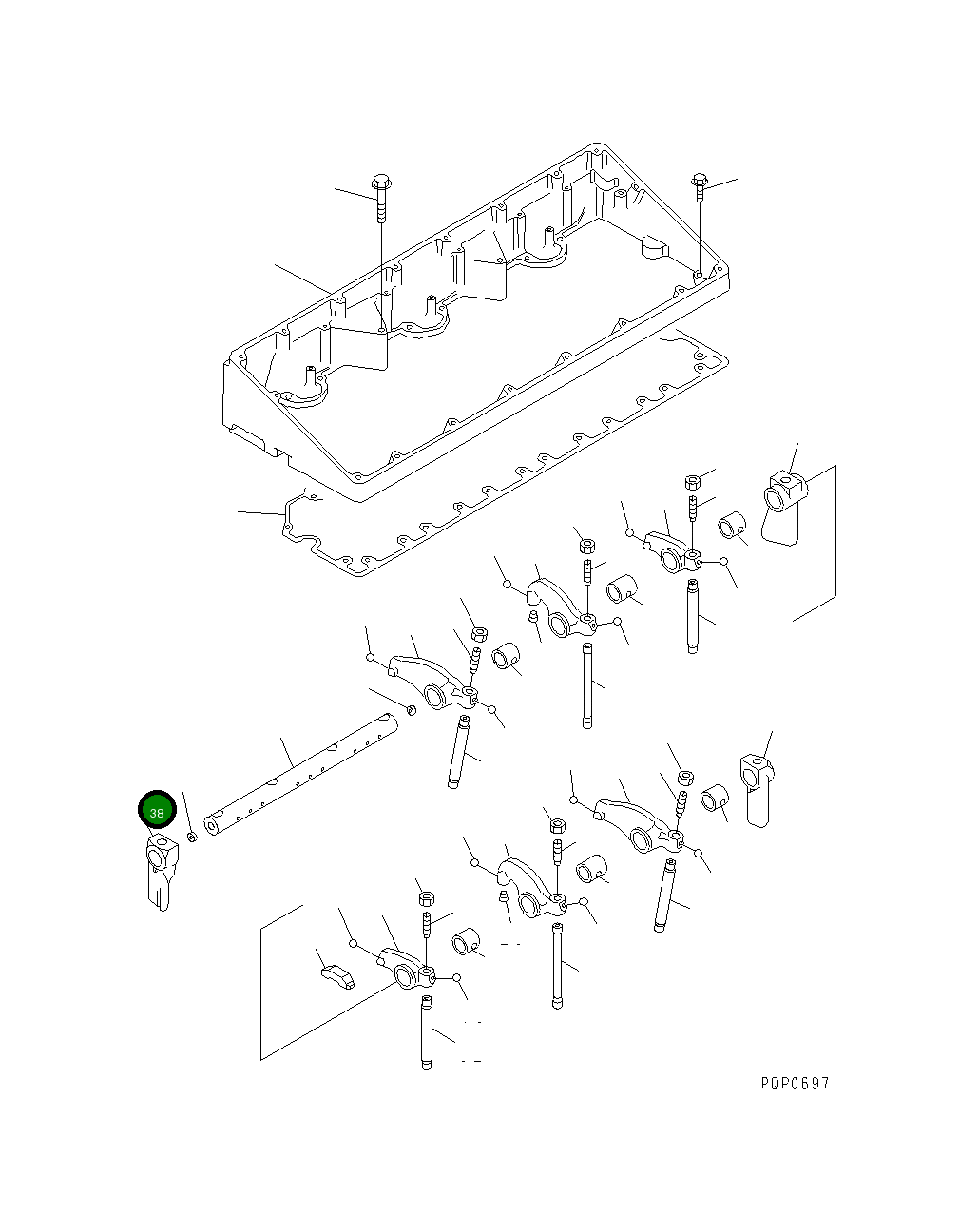 Опора CU3892653 Komatsu
