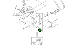Кронштейн 42C-07-11153 Komatsu