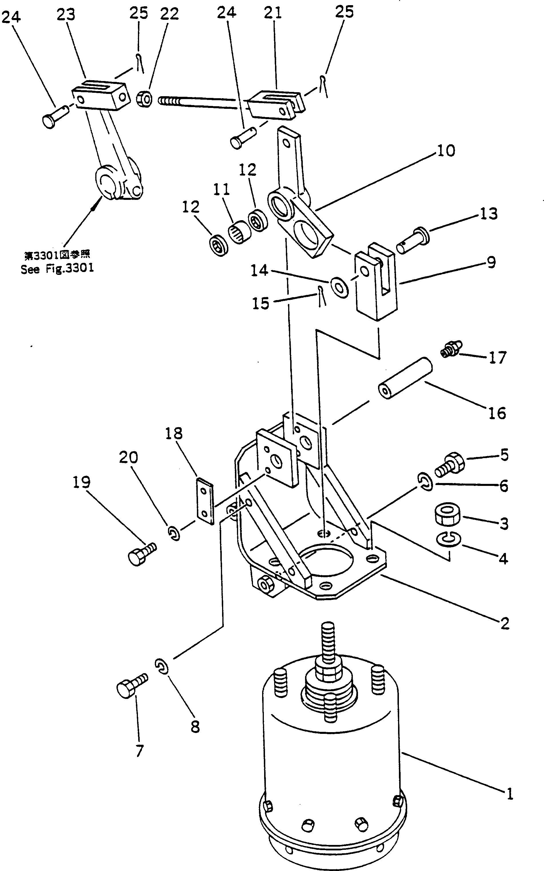 Кронштейн 565-43-15614 Komatsu