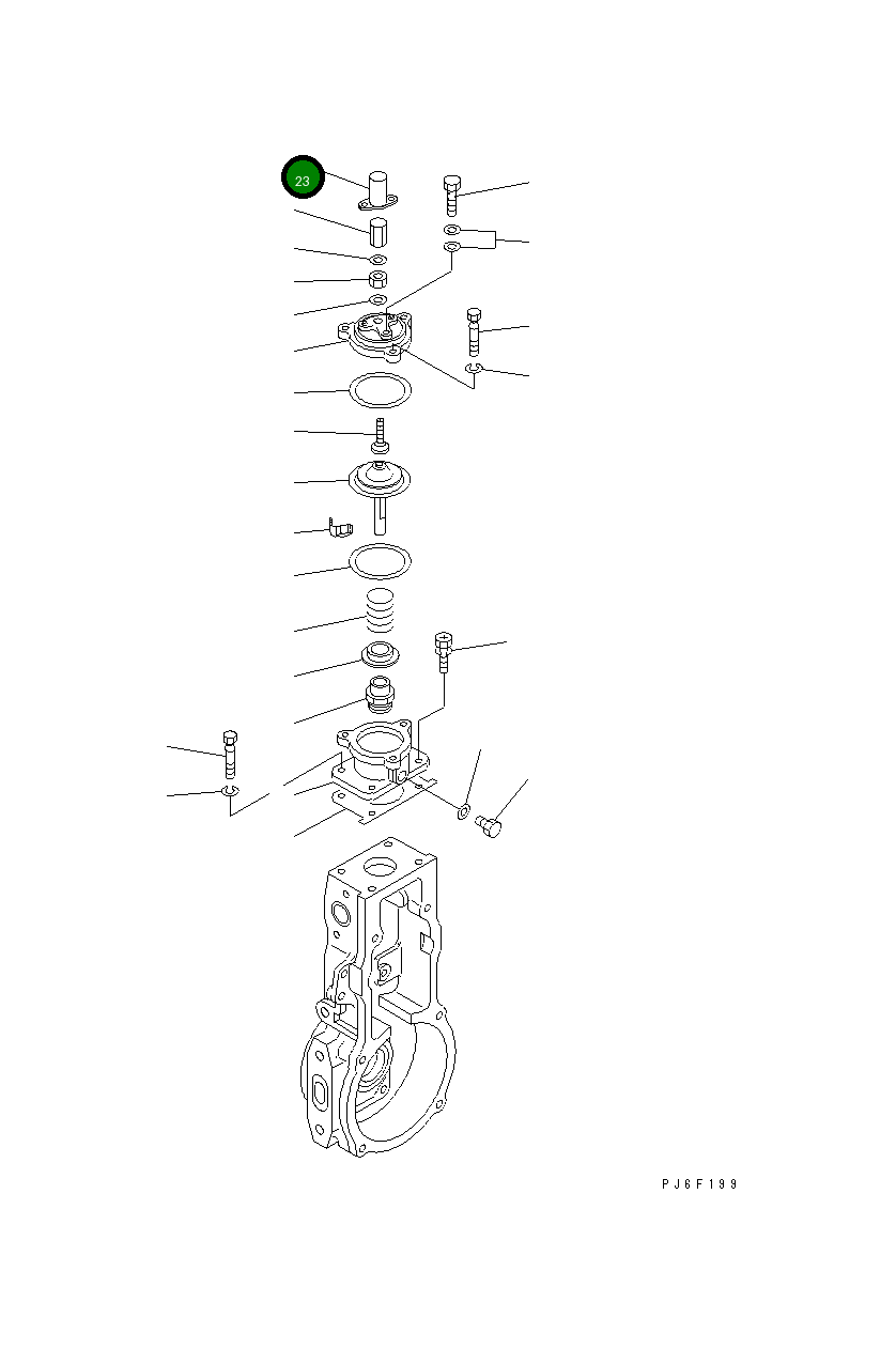 Колпак DK154062-2720 Komatsu
