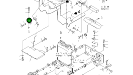 Кронштейн 23D-54-32721 Komatsu