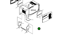Лист 419-54-B5560 Komatsu