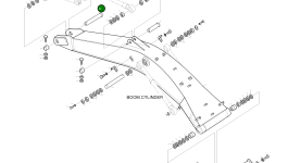Палец 2123-4193 Komatsu