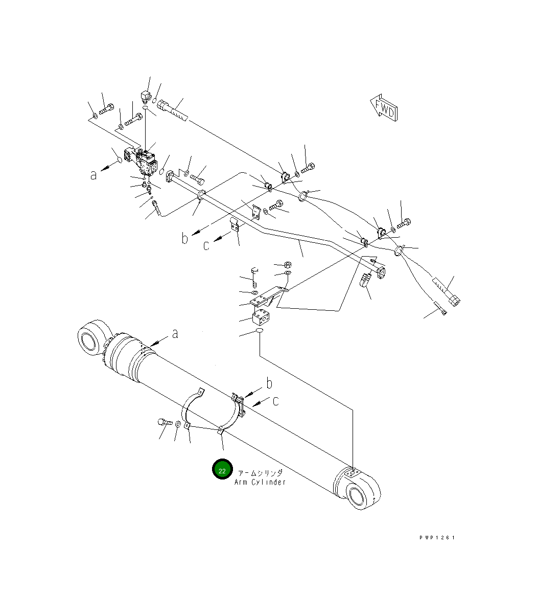 Кронштейн 206-62-73650 Komatsu