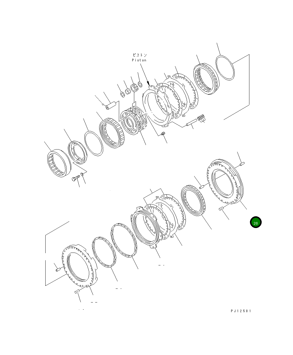 Корпус 154-15-41130 Komatsu