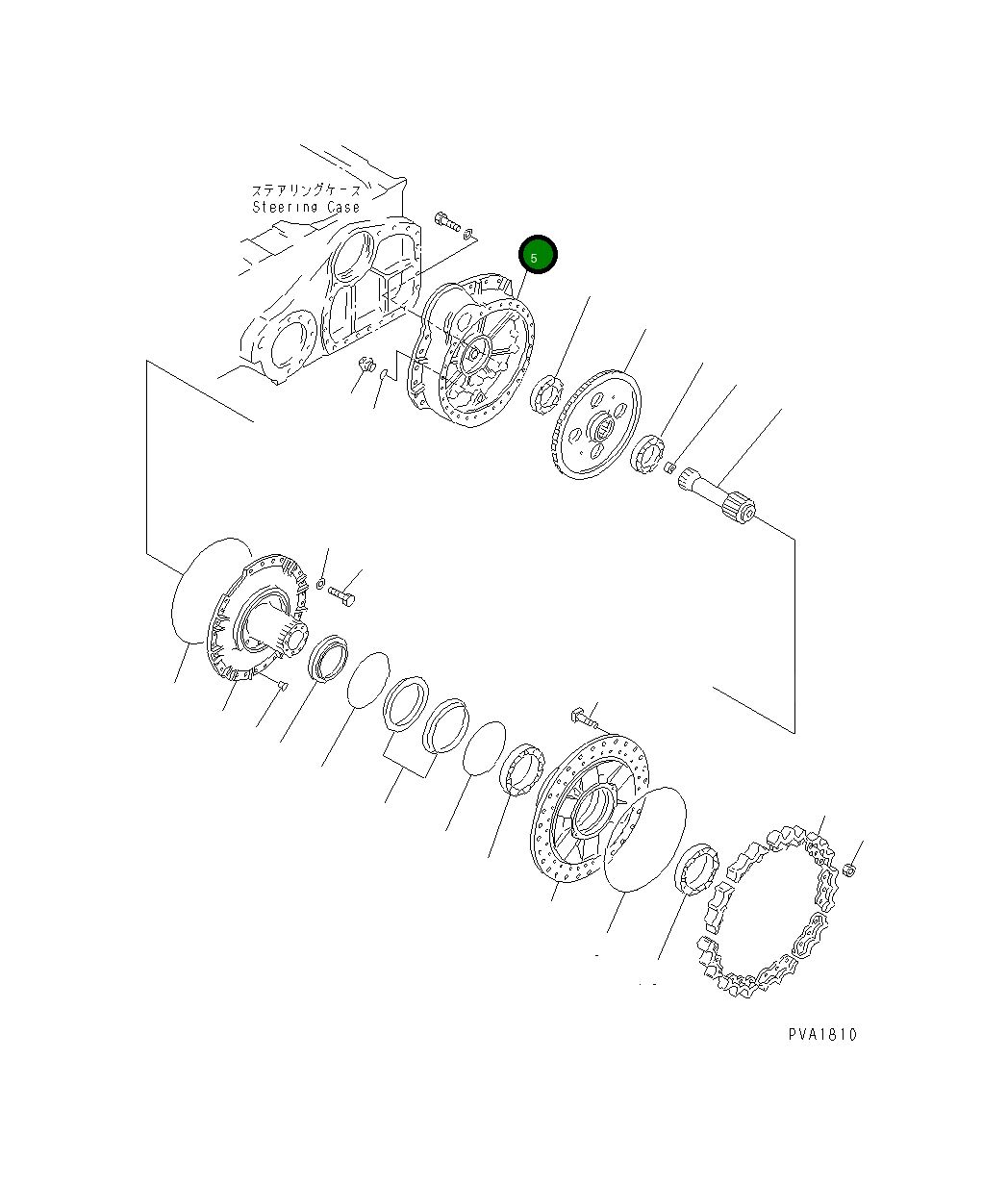 Корпус 14X-27-31110 Komatsu