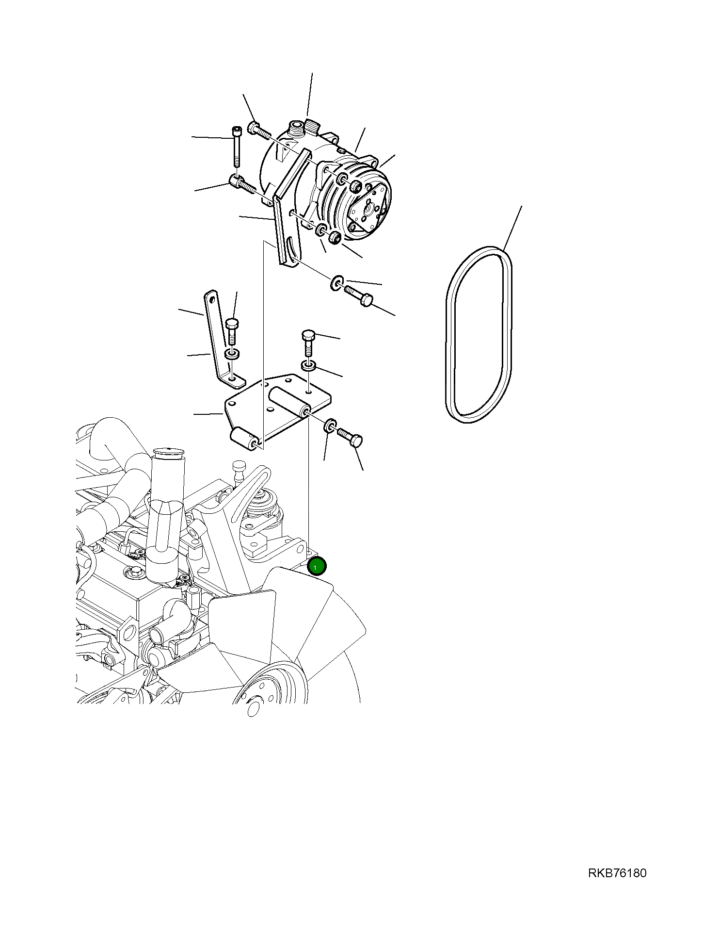 Кронштейн 203-979-R881 Komatsu