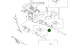 Палец 22F-43-11140 Komatsu