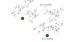 Кронштейн 569-61-85711 Komatsu