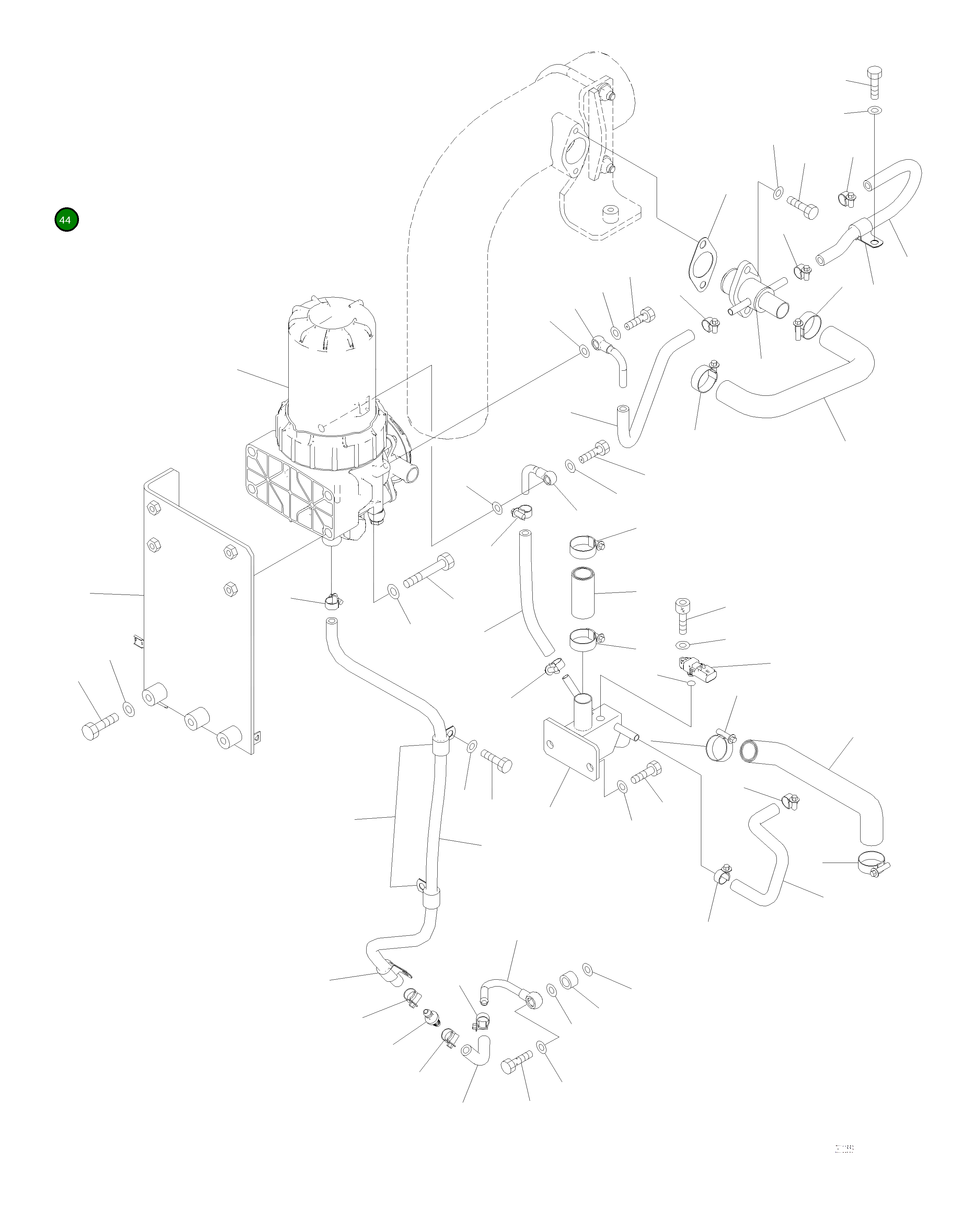 Кронштейн 208-01-21670 Komatsu