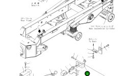 Кронштейн 56B-86-5K510 Komatsu