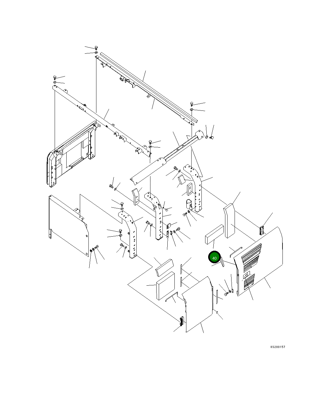Лист 20Y-54-KB330 Komatsu