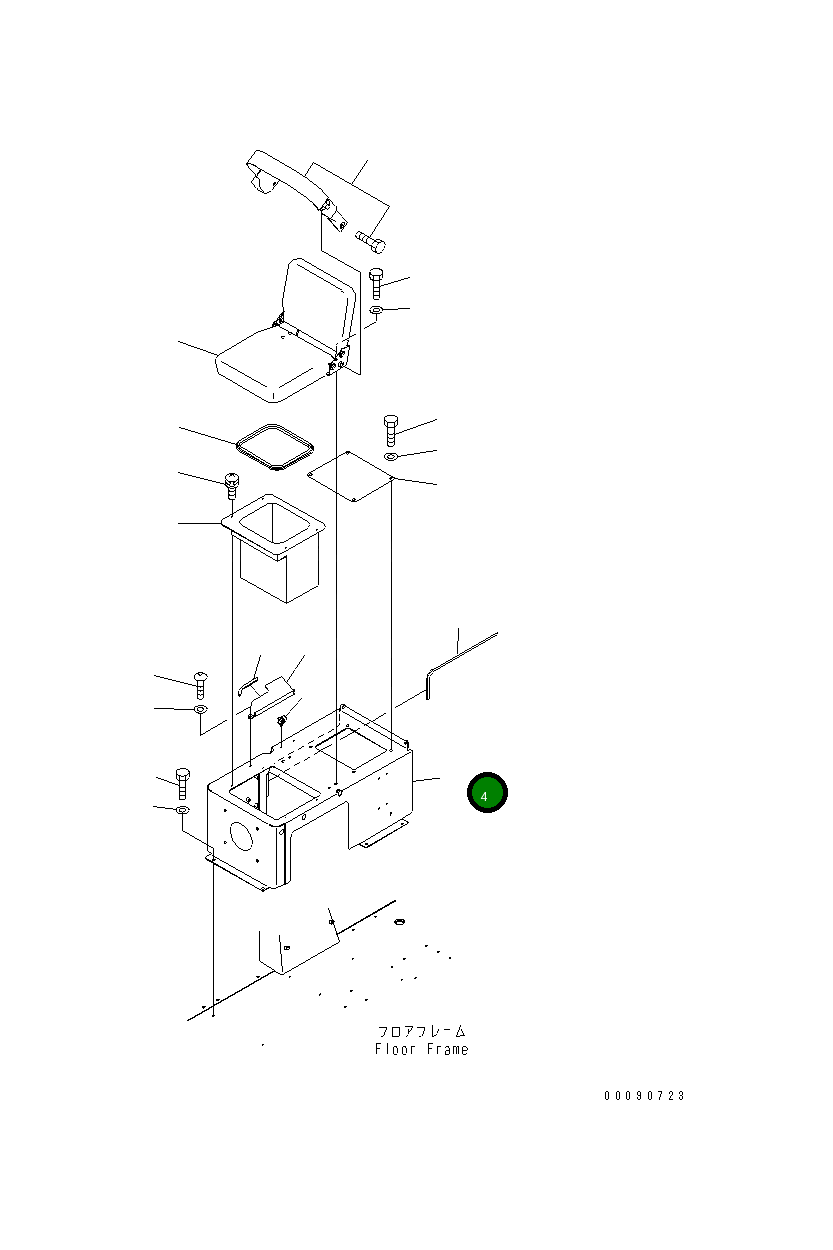 Кронштейн 561-86-85510 Komatsu