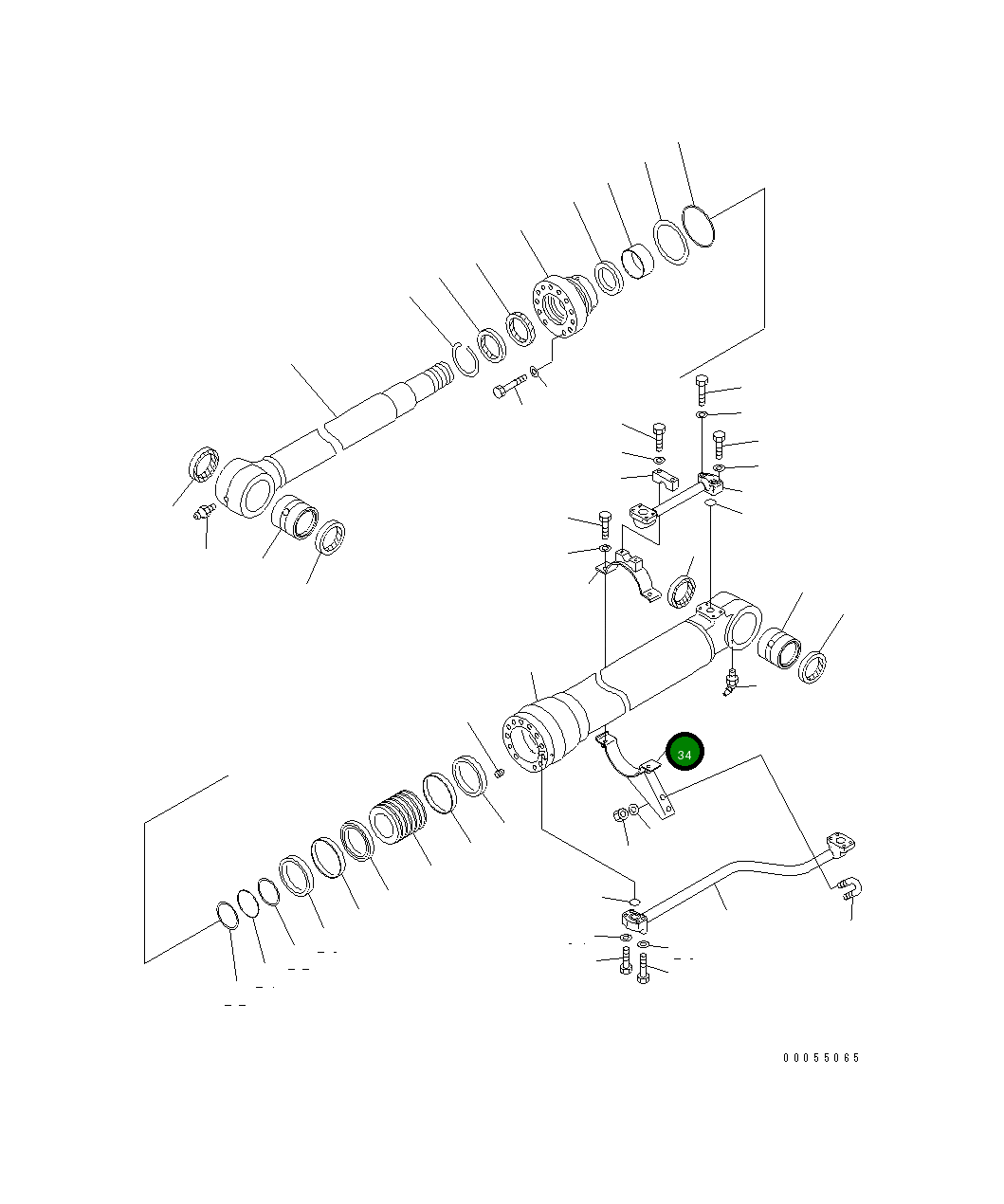 Кронштейн 707-88-28490 Komatsu